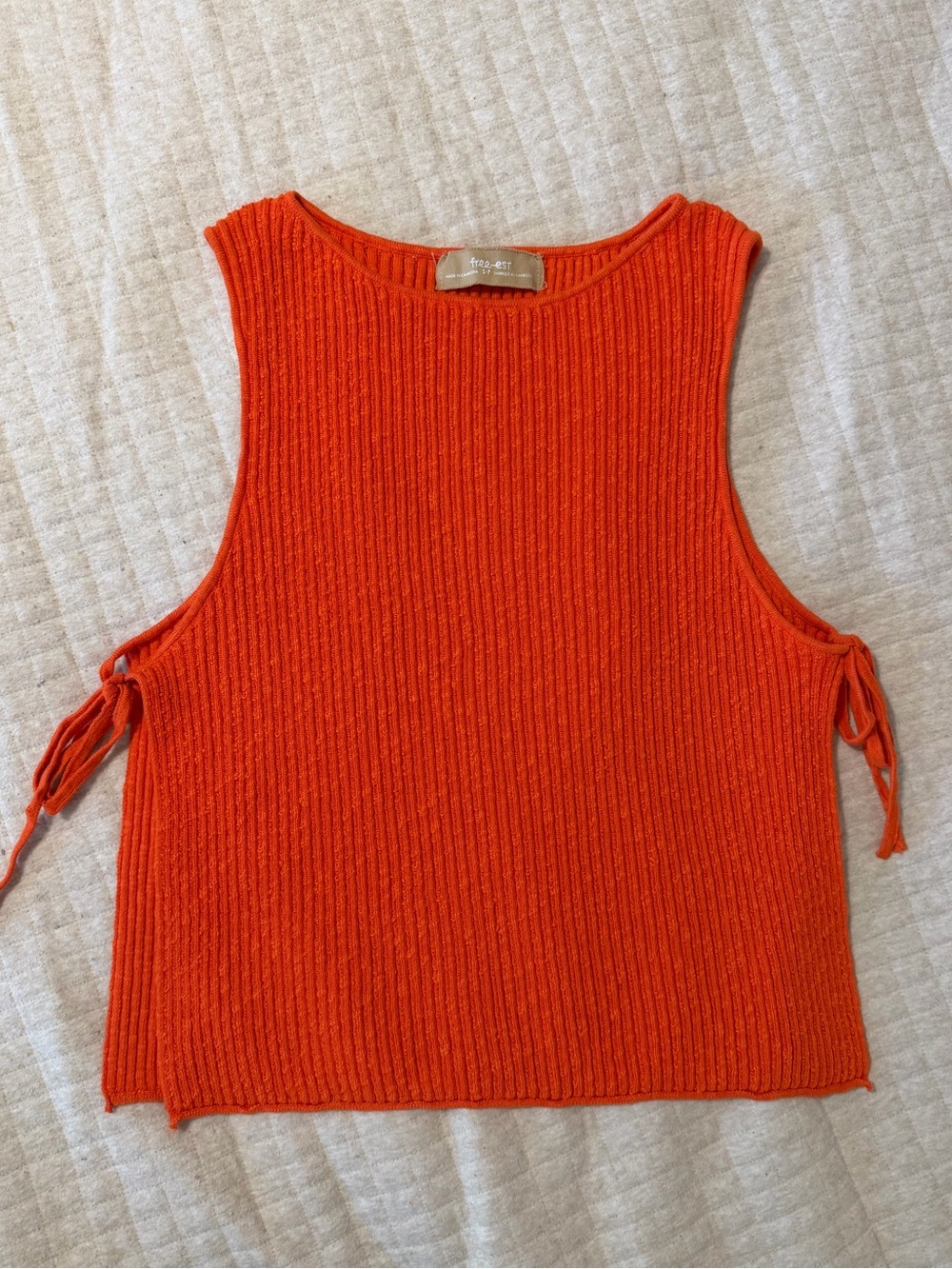 Free People (Free-est) sweater tank with open sides